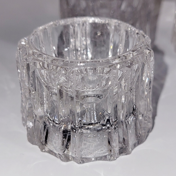 Open Salt Dips, Set of 6, Portland US Glass Antique EAPG Cellar Clear - Picture 5 of 7